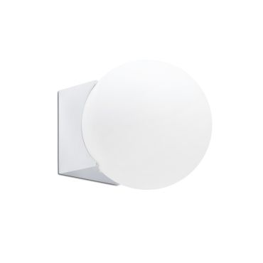 Faro Lago - wandverlichting - 8 x 15 x 8 cm - IP44 - glanzend chroom
