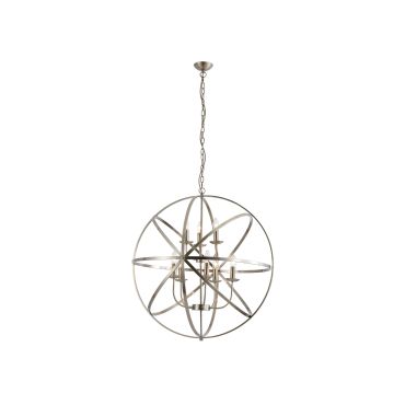 Searchlight Orbit - hanglamp - Ø  80 x 200 cm - antiek messing
