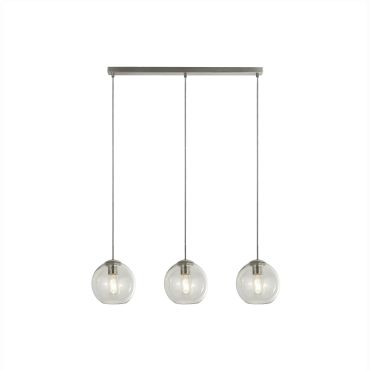 Searchlight Pendants - hanglamp - 80 x 20 x 150 cm - satijn zilver