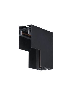 Nova Luce Buxton - V-connector voor magnetische rails opbouw of gependeld- 10 x 10 x 6,1 cm - zand zwart