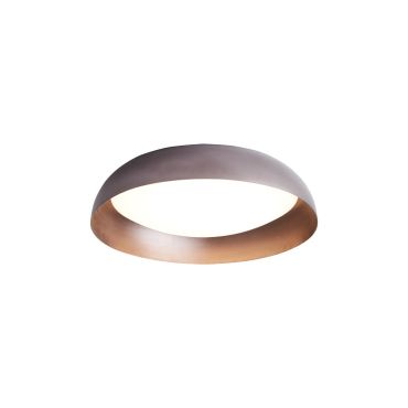 VK Lighting Enya - plafondlamp - Ø 50 x 10 cm - 40W dimbare LED incl. - bruin