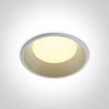 ONE Light Downlights Fixed LED - inbouwspot - Ø 120 mm, Ø 110 mm inbouwmaat - 12W LED incl. - wit