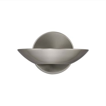 Searchlight Wall - wandverlichting - 17 x 11 cm - 8W LED incl. - satijn zilver