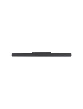 Nova Luce Buxton L - armatuur voor magnetisch railsysteem - 79,9 x 3,5 x 5 cm - 45W dimbare LED incl. - zandzwart