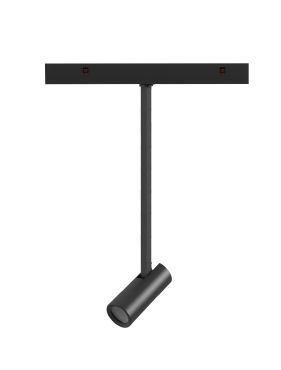 Nova Luce Buxton L - spot voor magnetisch railsysteem - 24,5 x 3,2 x 42,1 cm - 10W dimbare LED incl. - zandzwart