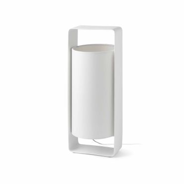 Faro Lula - tafellamp - 16 x 15 x 40 cm - mat wit