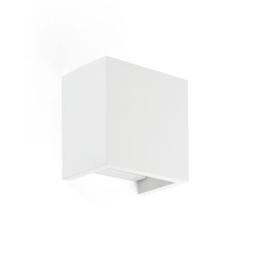 Faro Oslo - wandverlichting - 12,5 x 7,5 x 12,5 cm - mat wit