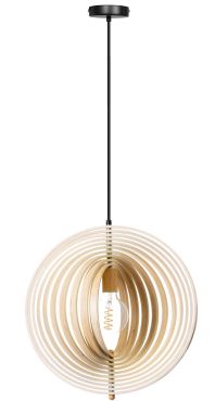 ETH Woody - hanglamp - Ø 43,5 x 200 cm - bruin
