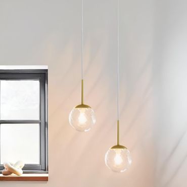 Nordlux Chisell 15 - hanglamp - Ø 15 x 237 cm - messing