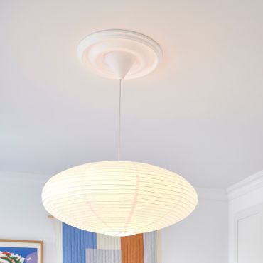 Nordlux Villo - papieren lampenkap zonder pendel - Ø 60 x 24 cm - wit