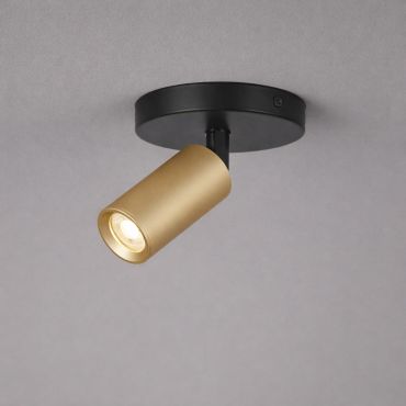 Projectlight Clara - opbouwspot - 11,5 x 10 x 10 cm - goud