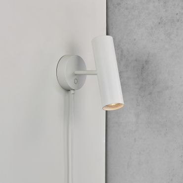 Design for the People Mib 6 - wandverlichting met schakelaar - 10 x 17,1 x 20 cm - wit