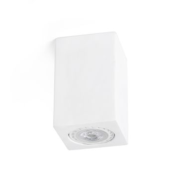 Faro Sven - plafondverlichting - 7 x 7 x 11 - mat wit