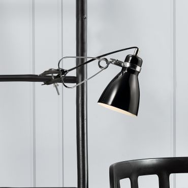 Nordlux Cyclone 11 - klemlamp - 27 cm - zwart