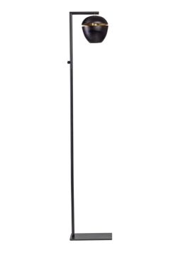 ETH Claire - vloerlamp - 29 x 19 x 150 cm - zwart en messing