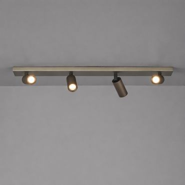 Projectlight Clara - opbouwspot 4L - 64 x 11 x 7 cm - brons