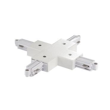 Nordlux Link - 1-fase railsysteem -  X-Connector - rail accessoires - 17,2 x 17,2 x 1,8 cm - wit