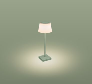 Century Italia Margò - oplaadbare buiten tafellamp - Ø 13 x 38 cm - 4W dimbare LED incl. - IP54 - groen