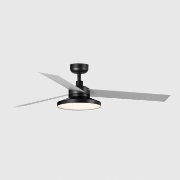 Faro Cruiser Tak 3 L - plafondventilator met licht - Ø 132 cm - mat zwart en aluminium - 4000K