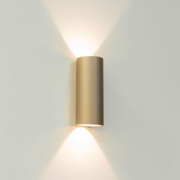 Artdelight Brody - wandlamp - Ø 7,2 x 18 cm - 2 x 4W LED incl. - IP54 - champagne