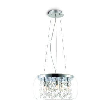 ONE Light Classic - hanglamp - Ø 40 x 120 cm - chroom