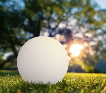 Century Italia Bolla Solar 30 - oplaadbare tafel/vloerlamp op zonne-energie - Ø 30 x 28 cm - 0,7W RGB+W LED incl. - IP44 - wit