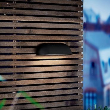 Nordlux Front - buiten wandverlichting - 26 x 6,8 cm - 8W LED incl. - IP44 - zwart