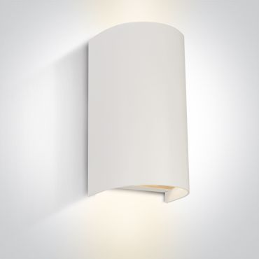ONE Light GU10 Outdoor Cylinder Lights - buiten wandlamp - 11 x 8,3 x 19,5 cm - IP65 - wit