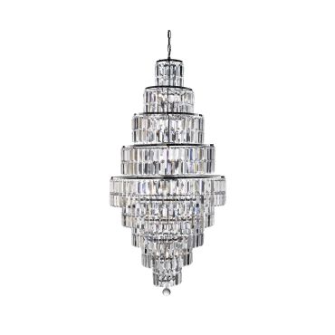 Searchlight Empire - luster - Ø 60 x 297 cm - chroom