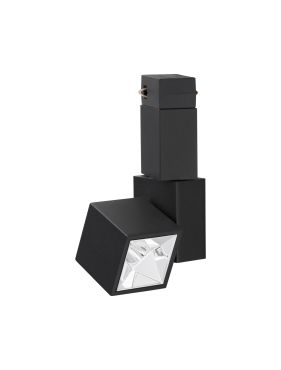 Nova Luce Buxton L - magnetisch railsysteem armatuur - 3,6 x 5,7 x 10,5 - 2,5W LED incl. - zwart