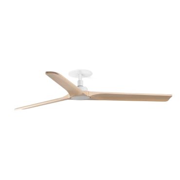 Faro Heywood L - plafondventilator met inbouwrozet - Ø 132 cm - mat wit en den