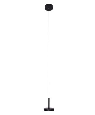 Maxlight Ibiza - hanglamp - Ø 12 x 130 cm - 8W LED incl. - zwart
