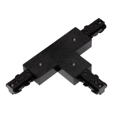 Projectlight - 1-fase railsysteem - T- connector - 18,2 x 10,8 x 1,8 cm - zwart