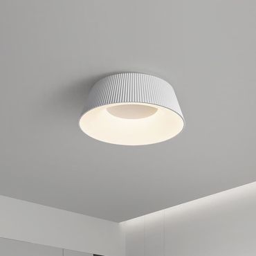 VK Lighting Aelia - plafondlamp - Ø 46 x 18 cm - 30W dimbare LED incl. - wit