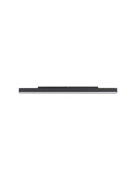 Nova Luce Buxton L - magnetisch railsysteem armatuur - 80,4 x 3,5 x 5,2 - 42W LED incl. - warm witte lichtkleur - zwart