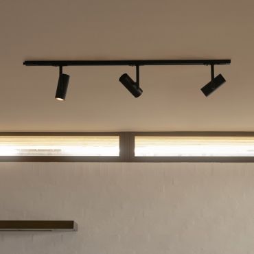 Nordlux Jerome Link 3-Kit + 1M Rail - rail spot GU10 - Ø16 x 18 cm - zwart