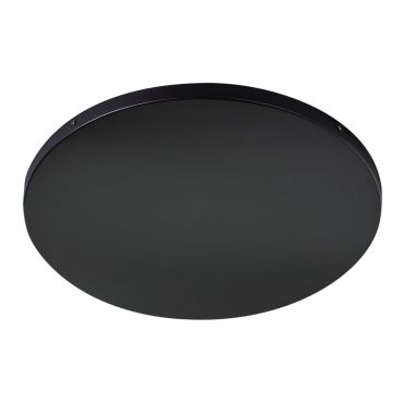 ETH - ronde plafondkap met kruisbeugel - Ø 50 x 3 cm - mat zwart