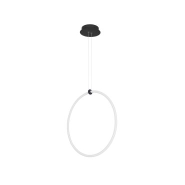 Nova Luce Girdino - hanglamp - 59,5 x 21 x 120 cm - 30W dimbare LED incl. - zand zwart