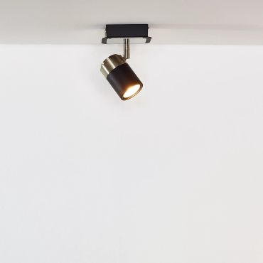 Lucide Lennert - opbouwspot 1L - 11,6 x 10 x 12,5 cm - 5W dimbare LED incl. - zwart