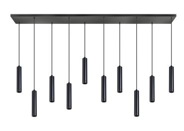 ETH Miller - hanglamp - Ø 25 x 200 cm - zwart