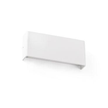 Faro Nash - wandverlichting - 21 x 4 x 9 cm - 8W LED incl. - mat wit