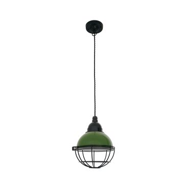 Faro Claire - hanglamp - Ø 16,5 x 14 cm - glanzend groen