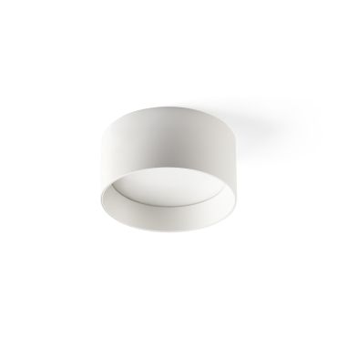 Faro Mizu - plafondlamp - Ø 14 x 7 cm - 15W LED incl. - mat wit