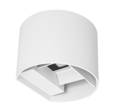 Century Italia Up &amp; Down - wandlamp - 13,5 x 12 x 10 cm - 10W LED incl. - instelbare lichtkleur - IP65 - wit