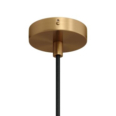 Creative Cables Mini - plafondrozet - Ø 8,3 x 2,5 cm - geborsteld brons