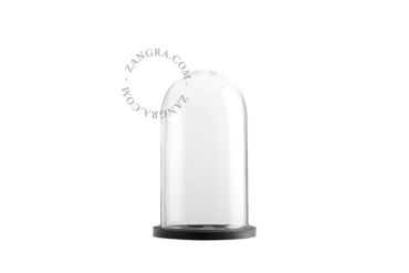 Vervangglas - Zangra Industrial armaturen (A10556-A25507-A25508) - Ø 11 x 18 cm - helder glazen lampenkap
