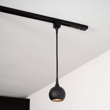 Lucide Track Favori Hanglamp - Ø 9 x 145 cm -  1-fase Railsysteem - Zwart