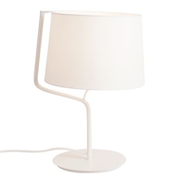Maxlight Chicago - tafellamp - Ø 32 x 46 cm - wit