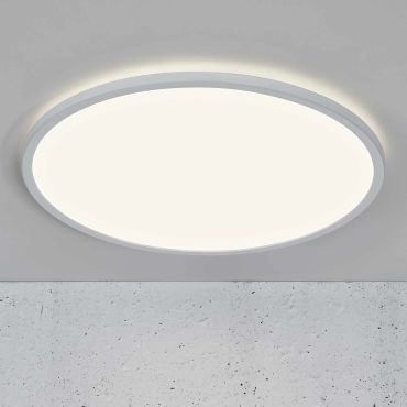 Nordlux Smart Oja - plafondverlichting - slimme verlichting - Ø 42,4 x 2,3 cm - 20W LED incl. - 2700K-6500K - wit