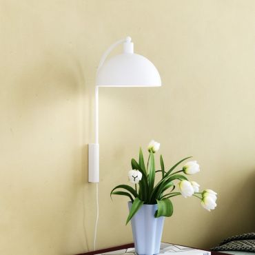 Nordlux Ellen - wandverlichting met schakelaar - 26 x 26 x 43 cm - wit